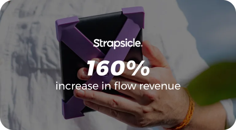 Strapsicle — 160% increase in flow revenue