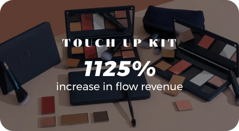 TUK Makeup — 1125% increase in flow revenue